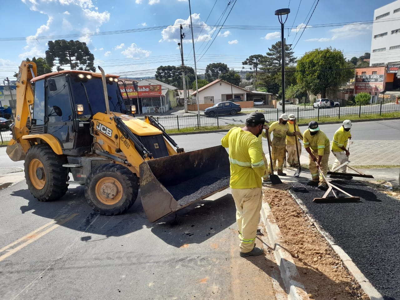 Obras No Bairro Atuba N O Param Prefeitura Municipal De Colombo