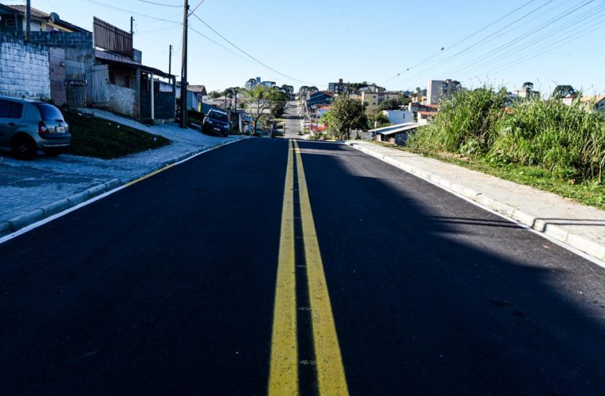 Concluídas as pavimentações das Ruas Fiorino e Xingu