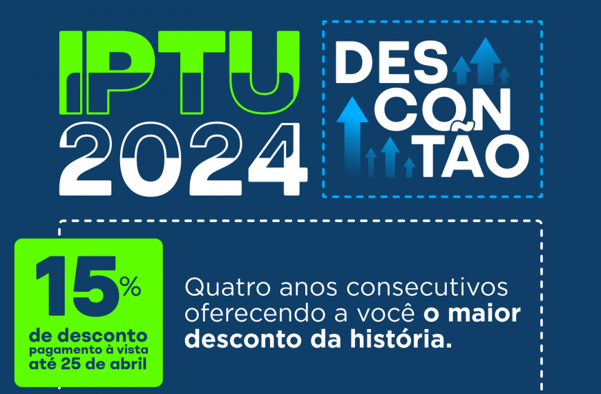 Colombo mantém pelo quarto ano 15% de desconto no IPTU sendo o maior da história