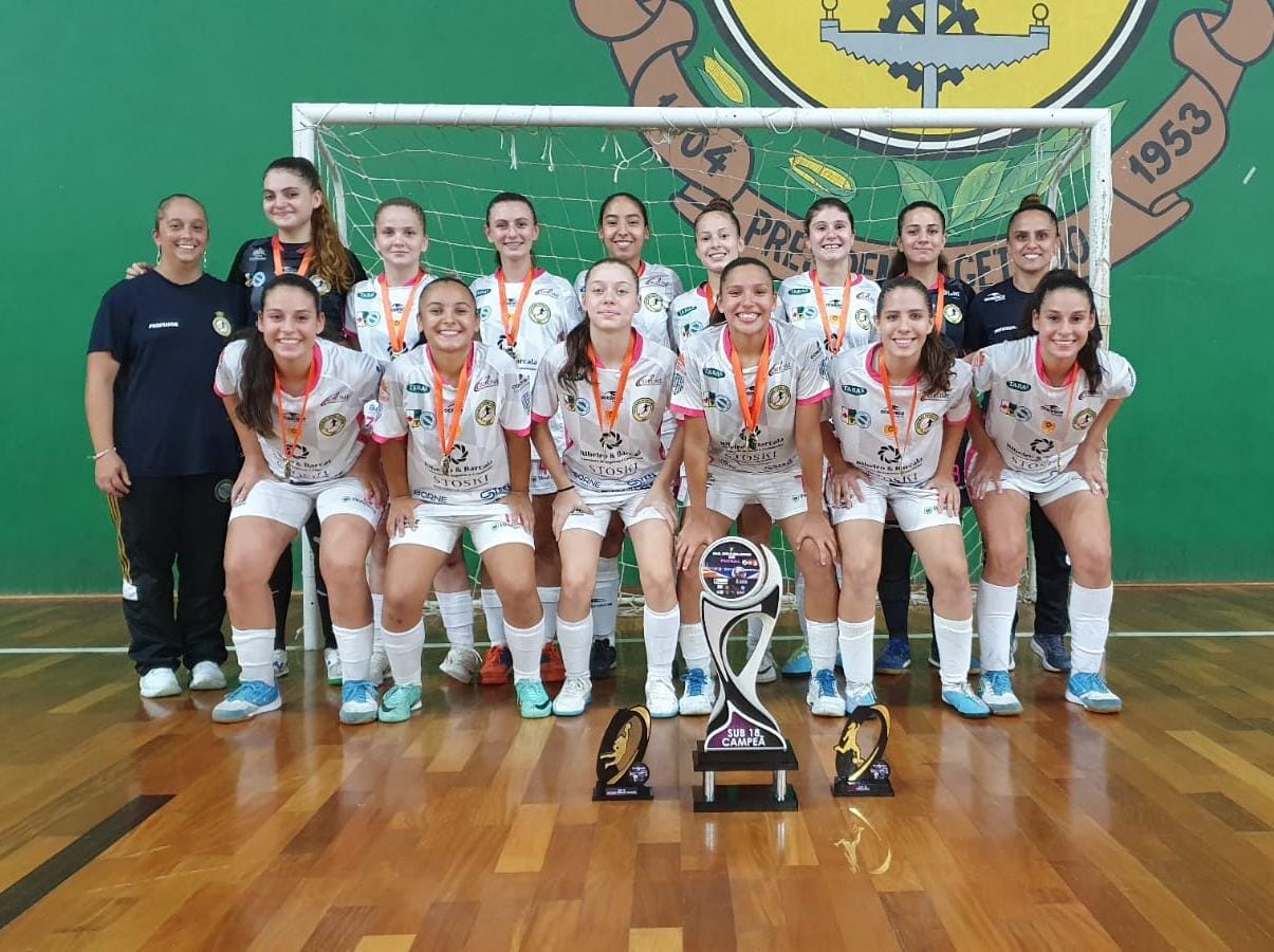 Equipe colombense é bicampeã em campeonato Sul Brasileira de Futsal Feminino