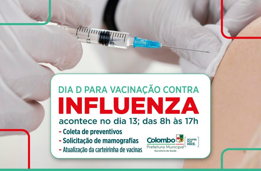 Dia D para Vacinação contra Influenza acontece no dia 13