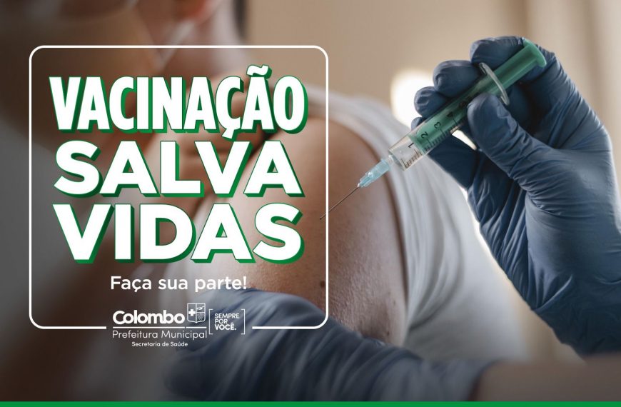 Colombo Livre de Sarampo, Rubéola e Caxumba: Vacinação é Prioridade!