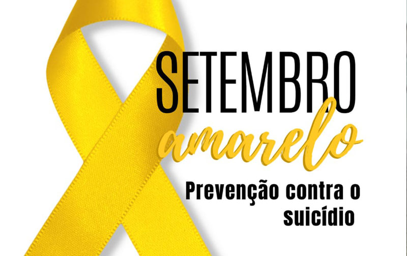 Setembro Amarelo terá caminhada de conscientização para a prevenção ao suicídio