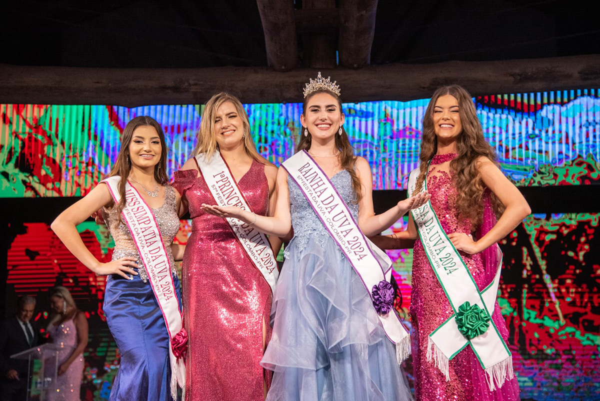 Realização do Concurso Rainha da Uva foi mais um grande sucesso em Colombo