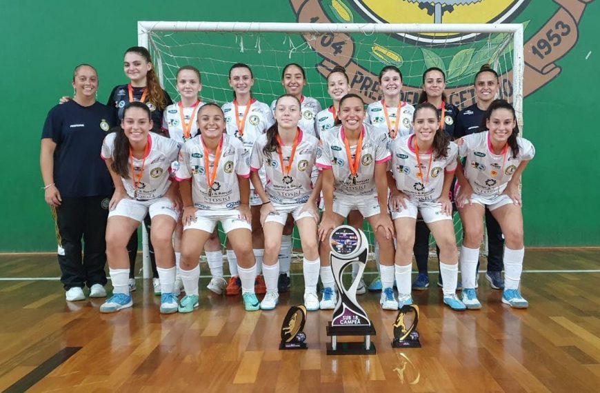 Equipe colombense é bicampeã em campeonato Sul Brasileira de Futsal Feminino