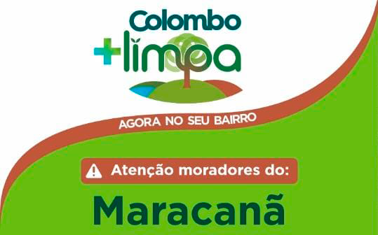 Projeto Colombo mais limpa chega ao Bairro Alto Maracanã na quarta-feira (24)