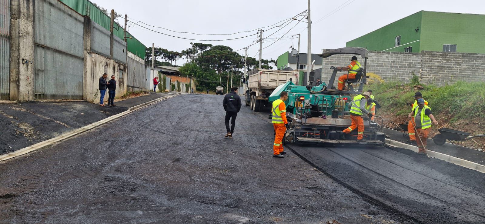 Prefeitura inicia obras de pavimentação da Rua Alberto Bedin