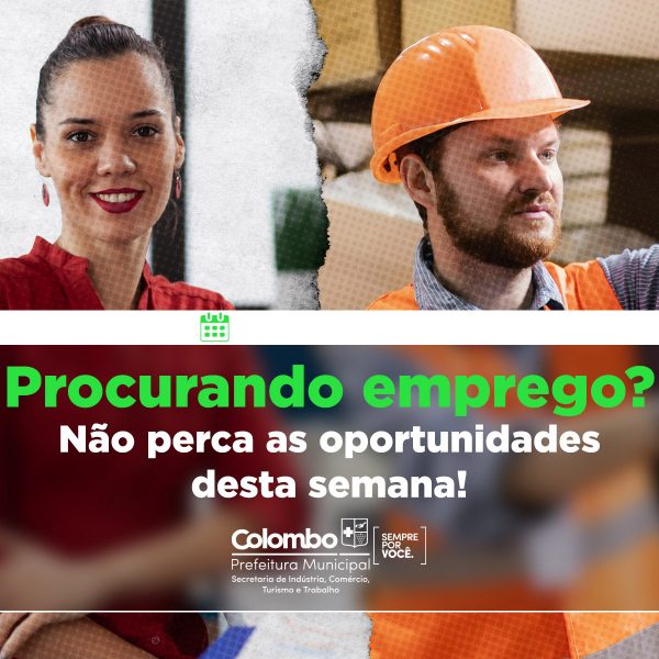 Encontre aqui as melhores oportunidades de emprego da semana!