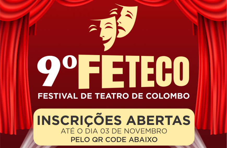 Festival de Teatro de Colombo abre inscrições para espetáculos