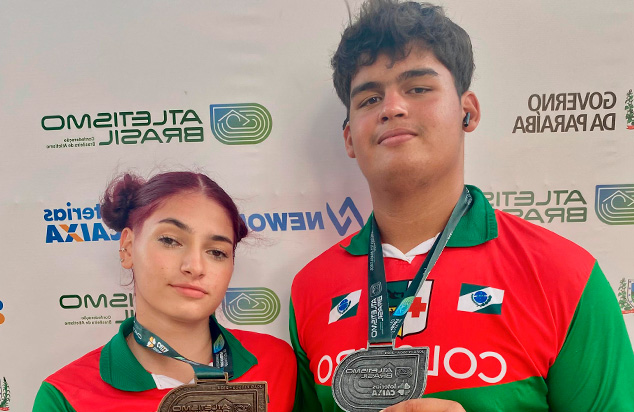 Atletas de Colombo têm participação destacada em competição nacional de Atletismo juvenil