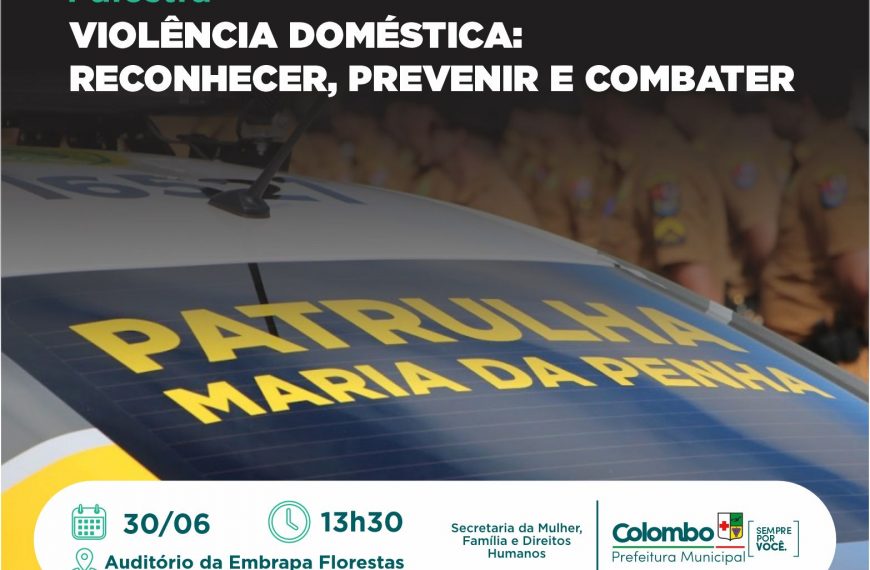Palestra sobre prevenção da violência doméstica está com inscrições abertas