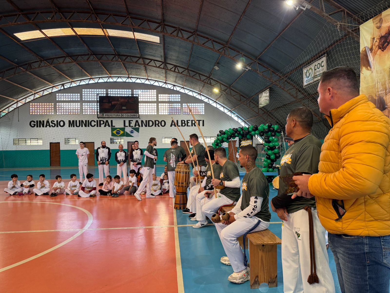 Colombo foi palco do Festival Pequenos Bambas com apoio da Secretaria de Esporte e Lazer