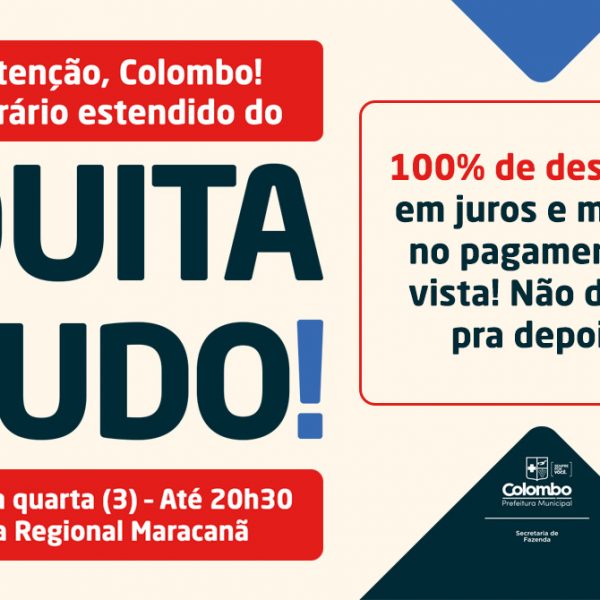 Horário de atendimento do Programa Quita-Tudo nesta quarta-feira (3)