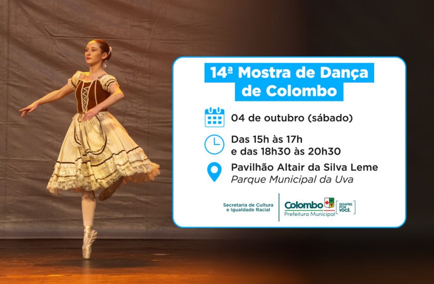 Falta pouco para a 14ª Mostra de Dança de Colombo