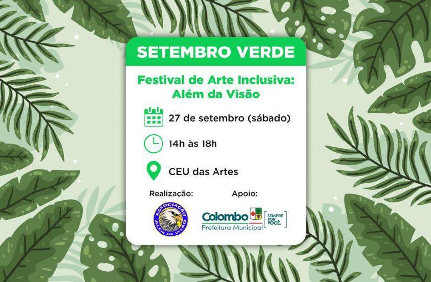 Festival de Arte Inclusiva Além da Visão acontece neste sábado