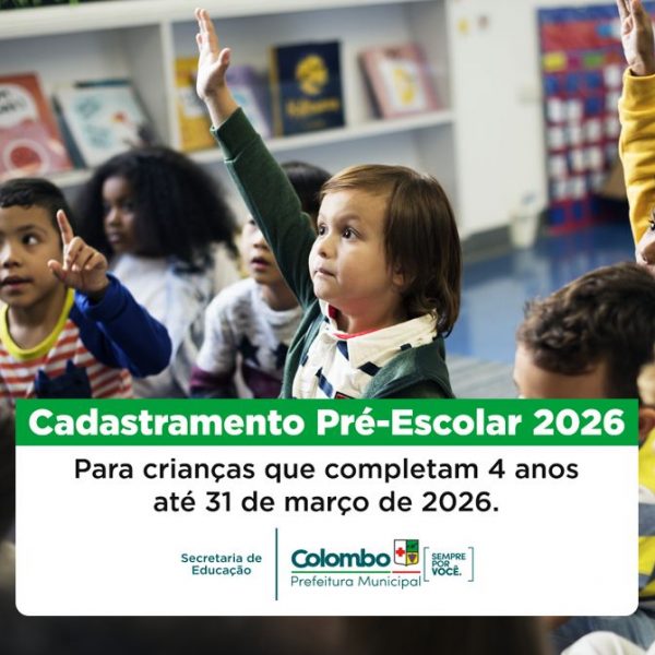 Cadastro para o Pré-Escolar 2026 já está aberto
