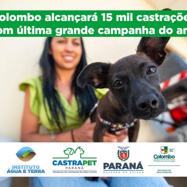 Colombo alcança a marca de 15 mil castrações em campanha realizada neste mês