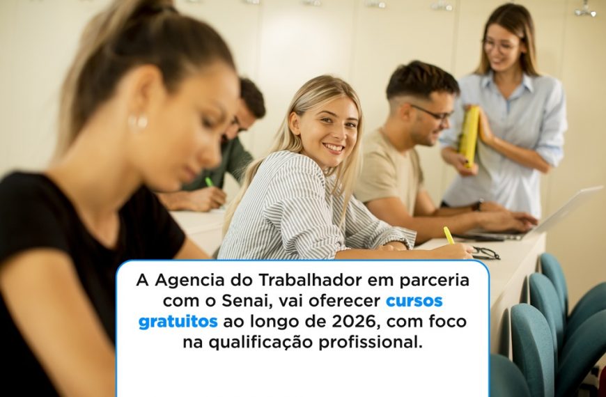 Agência do Trabalhador de Colombo e Senai oferecem cursos gratuitos de fevereiro até o&hellip;