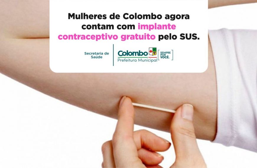 Mulheres de Colombo passam a contar com implante contraceptivo gratuito pelo SUS