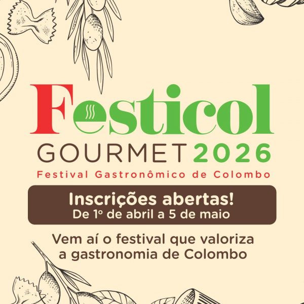 FESTCOL GOURMET 2026 abre inscrições e vai valorizar a gastronomia local em Colombo