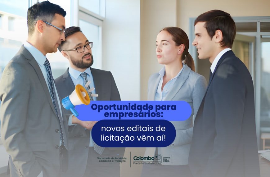 Novos editais devem impulsionar empresas de Colombo
