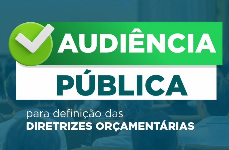 Colombo realiza audiência pública para discutir orçamento de 2027 nesta quarta (8)