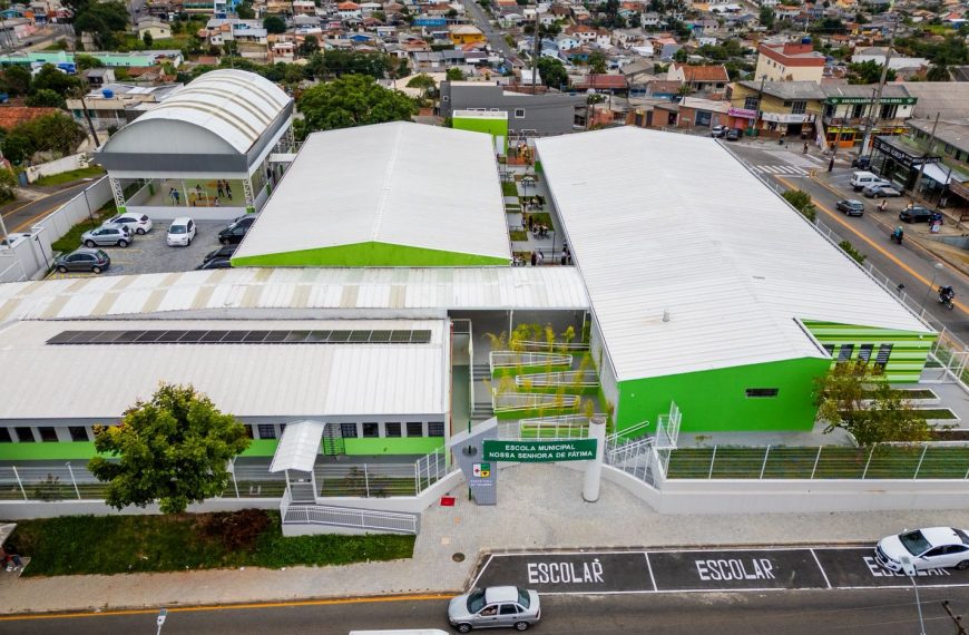 Escola Municipal Nossa Senhora de Fátima é inaugurada após ampla revitalização em Colombo
