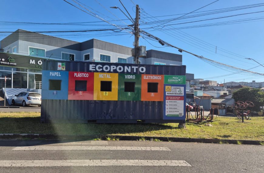 Ecopontos de coleta seletiva são realocados para novos pontos em Colombo