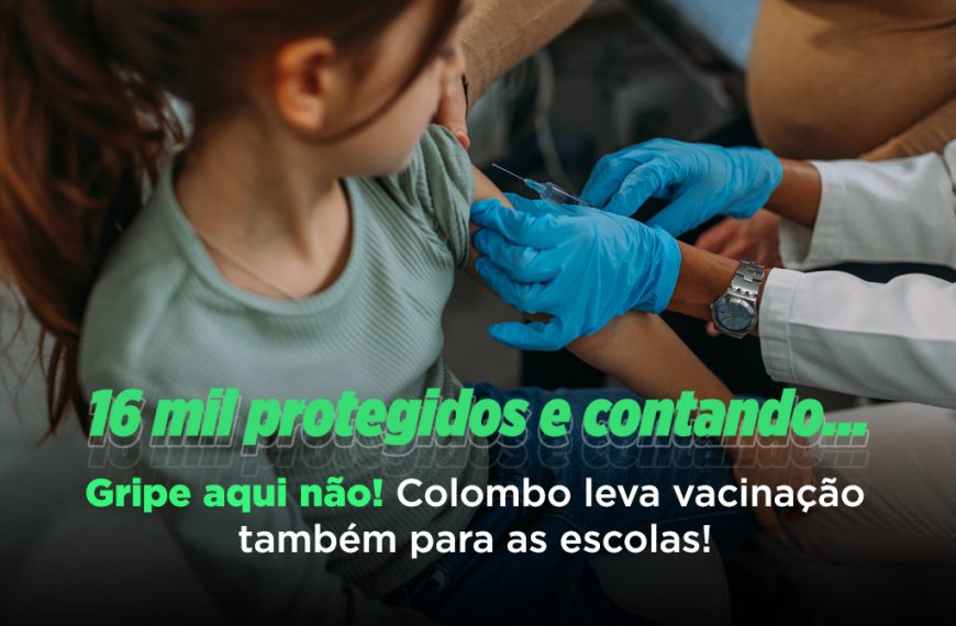 Vacinação contra a gripe em Colombo alcança mais de 16 mil pessoas e campanha será levada às escolas