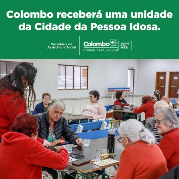 Colombo receberá um espaço dedicado à pessoa idosa