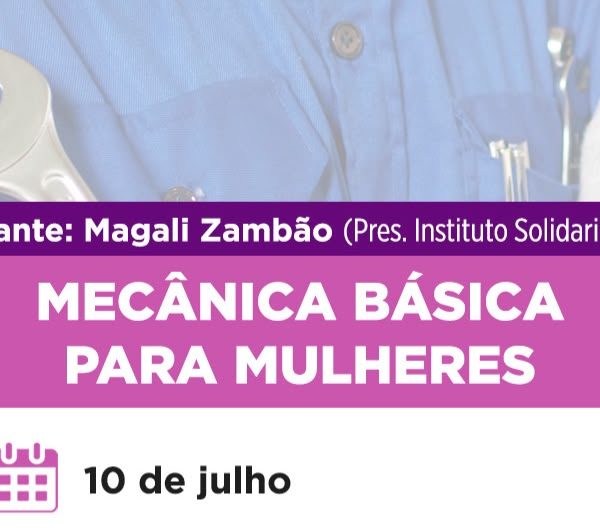 Colombo abre inscrições para palestra gratuita de mecânica voltada às mulheres
