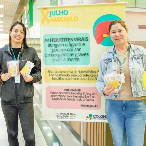 CTA inicia ações do Julho Amarelo com orientações sobre hepatites virais no Park Shopping Colombo