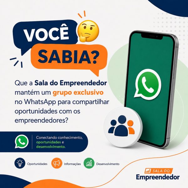 Sala do Empreendedor cria grupo de WhatsApp para aproximar empreendedores de Colombo