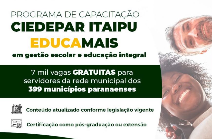 Escola de Gestão Pública articula oferta de pós-graduação gratuita em Gestão Escolar e Educação&hellip;