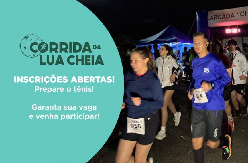 Inscrições já estão abertas para a Corrida da Lua Cheia