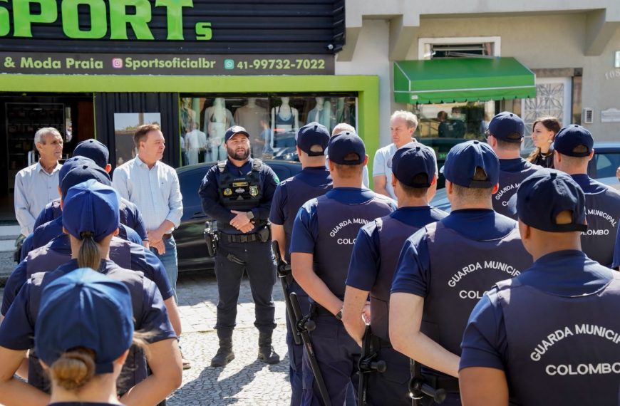 Posse dos novos agentes da Guarda Municipal de Colombo
