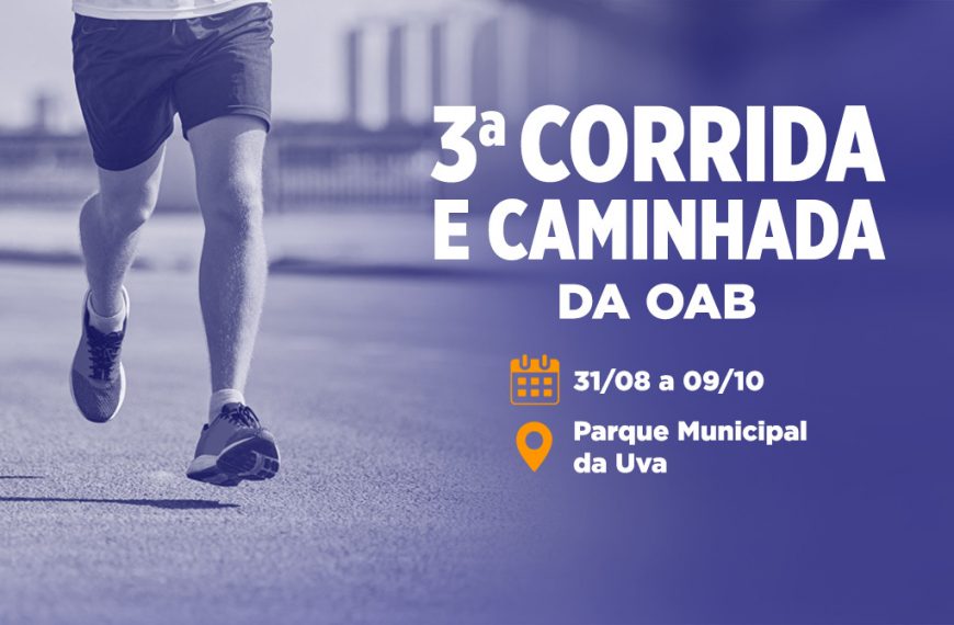 Corrida da OAB Colombo abre inscrições para prova no Parque Municipal da Uva