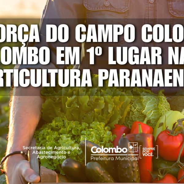 Colombo aparece entre os principais polos de horticultura do Paraná