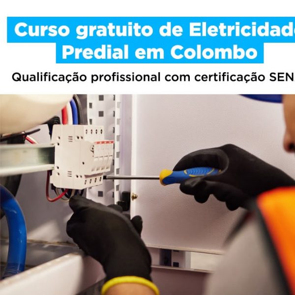 SENAI oferece curso gratuito de Eletricidade Predial