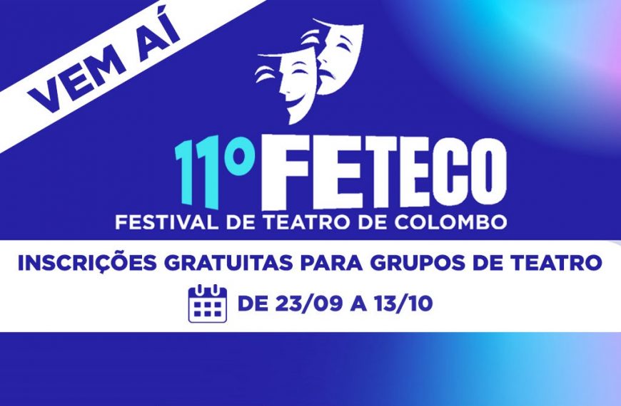 11º FETECO abre inscrições para grupos de teatro e terá apresentações gratuitas em Colombo