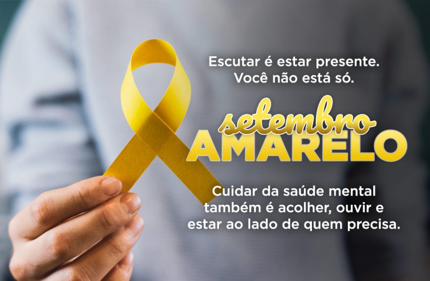 Setembro Amarelo: Saúde de Colombo reforça importância da escuta e do acolhimento