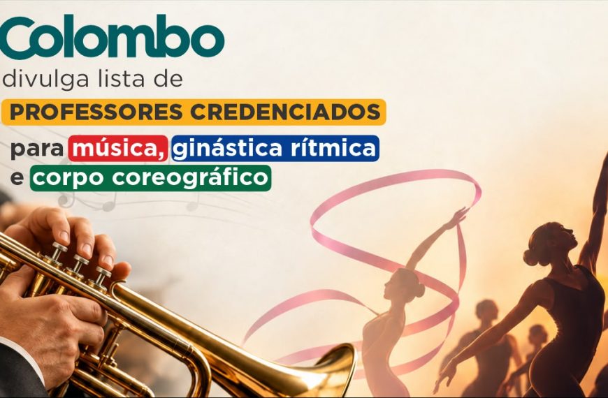 Colombo divulga resultado do credenciamento de professores de música e atividades culturais