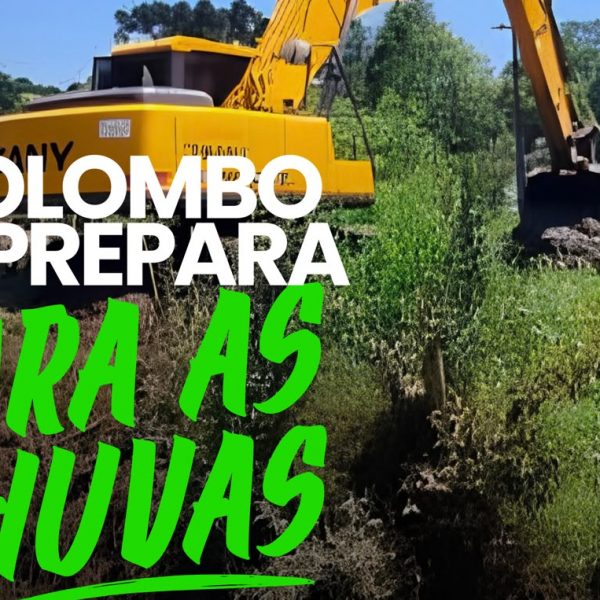 Colombo amplia limpeza de rios e córregos e prevê 3 km de serviços em 2026